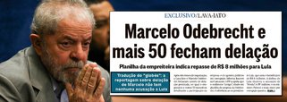 Jornalista Fernando Brito, do Tijolaço, diz que reportagem do jornal nesta terça-feira 25 "não traz uma palavra sobre uma eventual acusação a Lula", e sim ao presidente Michel Temer, que está no pé da matéria, sem chamada; mas o veículo "''enxertou' Lula na manchete do jornal, servindo-se de uma 'convicção' de um delegado de polícia de que ele seria o "amigo" citado em documentos apreendidos na empreiteira"