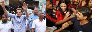 Segundo pesquisa Ibope divulgada nesta segunda-feira 26, Marcelo Crivella, do PRB, continua crescendo e mantém a liderança na corrida pela Prefeitura do Rio de Janeiro; o candidato do prefeito Eduardo Paes, Pedro Paulo (PMDB), passa Marcelo Freixo e registra 11%, contra 9% do candidato do PSOL; Indio da Costa (PSD), Jandira Feghali (PCdoB) e Flávio Bolsonaro (PSC) registram 8%, 6% e 6% das intenções de voto, respectivamente