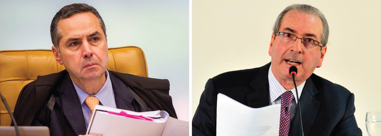 O ministro Luís Roberto Barroso, do Supremo Tribunal Federal (STF), negou nesta quinta (23) pedido do presidente afastado da Câmara, Eduardo Cunha (PMDB-RJ), que queria transitar livremente pela casa legislativa para se defender no processo de cassação de seu mandato; Barroso rejeitou o pedido por questões processuais, alegando que a jurisprudência do tribunal já definiu que decisões monocráticas de magistrados do Supremo não podem ser contestadas por meio de um habeas corpus, instrumento utilizado pela defesa de Cunha para solicitar o acesso do peemedebista às dependências da Câmara