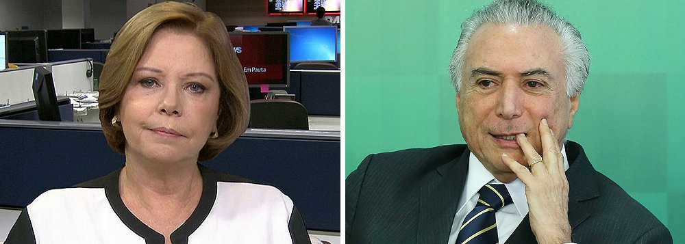 Colunista Eliane Cantanhêde também questiona série de reajustes do interino Michel Temer: “Somando os R$ 50 bilhões que o governo federal deixará de receber dos Estados endividados nestes três anos aos R$ 25 bilhões estimados com o aumento do Judiciário até 2019 e aos R$ 2,1 bilhões ao ano com o reajuste do Bolsa Família, o resultado é: o governo Temer anda muito perdulário para quem chora tanto a falta de dinheiro e o tamanho do rombo fiscal. Sem contar que a prioridade do País é criar emprego para quem não tem, não aumentar o salário dos que já têm”