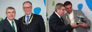 Um dia após o encerramento dos Jogos Olímpicos do Rio de Janeiro, o presidente do Comitê Olímpico Internacional (COI), Thomas Bach, concedeu ao presidente do Comitê Rio 2016, Carlos Arthur Nuzman, e ao prefeito do Rio, Eduardo Paes, a Ordem Olímpica de ouro. Sidney Levy, diretor executivo do Rio 2016, recebeu a de prata; a Ordem Olímpica é a mais alta honraria que o COI entrega a pessoas que contribuíram para o desenvolvimento não apenas dos Jogos, como também do esporte como um todo; "Foram Olimpíadas maravilhosas na Cidade Maravilhosa. O Rio 2016 mostrou o melhor dos cariocas e dos brasileiros para o mundo", disse o alemão