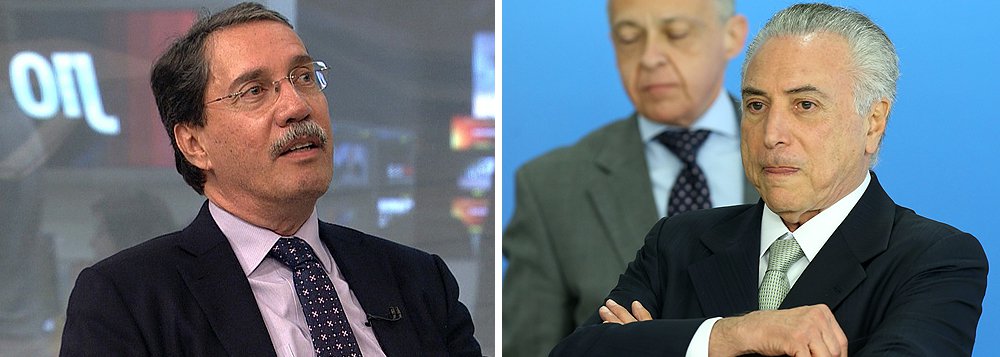 Segundo o colunista Merval Pereira, o presidente interino Michel Temer está fazendo manobra de alto risco ao firmar acordo sobre as dívidas dos Estados; ele questiona de onde vem tanto dinheiro em momento de crise: “é possível estranhar de onde o governo tira tanto dinheiro para fazer acordos com vários setores, inclusive com o aumento de salários, num momento que tenta viabilizar limite de gasto público. Estaria ai o aumento do déficit para R$ 170 bilhões?” 