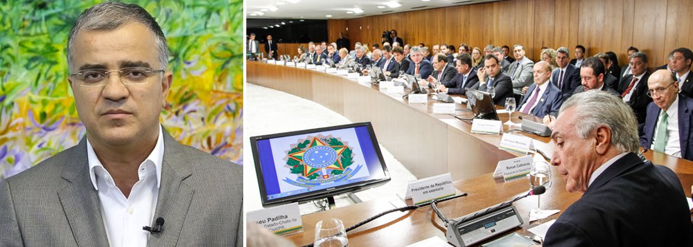 "Ao renegociar a dívida dos Estados com a União, o presidente interino, Michel Temer, obtém paz política com os governadores numa hora fundamental para tentar se consolidar no poder, bem no meio da batalha para aprovar no Senado o impeachment da presidente afastada, Dilma Rousseff. O apoio de governadores é instrumento de pressão eficaz sobre senadores", afirma o colunista Kennedy Alencar