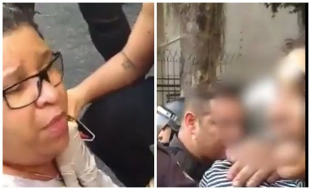 Diante das lágrimas da mãe do jovem que pedia "Levem eu mas não levem ele. Vocês vão sumir com ele. Vocês vão sumir com meu filho" a polícia encaminhou o rapaz, sob a acusação de desacato a autoridade, ao 17 DP. A mãe o acompanhou; assista