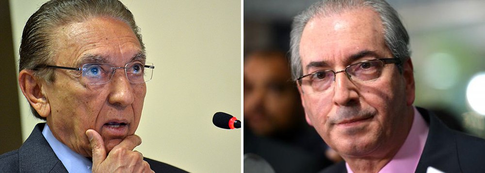 Chamado de "batalhador jurídico e político" pelo interino Michel Temer, o deputado afastado Eduardo Cunha (PMDB-RJ) começa a criar constrangimentos para a cúpula do PMDB; seu primeiro alvo é o senador Édison Lobão; a defesa de Cunha pediu que o Supremo Tribunal Federal (STF) determine a quebra do sigilo telefônico do próprio deputado e de Lobão; jornalista Fernando Brito, do Tijolaço, lembra que o sigilo de Lobão está quebrado desde janeiro, embora mantido em sigilo; "Cunha quer forçar sua divulgação?", questiona; leia íntegra
