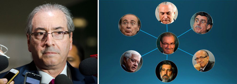 Jornalista Esmael Morais ironiza o power point do procurador Deltan Dallagnol, quando apresentou a última denúncia do Ministério Público contra Lula, ao preparar uma versão de Eduardo Cunha; o deputado cassado está ligado a todos os caciques do governo Temer: Renan Calheiros, Eliseu Padilha, Moreira Franco, Valdir Raupp, Romero Jucá e o próprio presidente