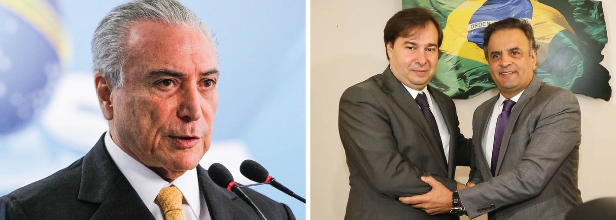 "Para viabilizar o pacto, Temer tem o apoio de outros dois políticos tão oblíquos quanto ele: o presidente da Câmara e o presidente do PSDB", afirma o colunista Alex Solnik