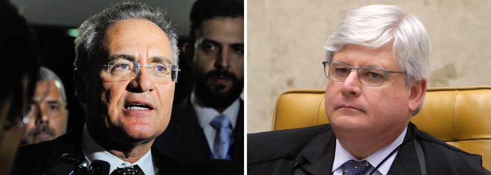 Presidente do Senado, alvo de pedido de prisão e de afastamento do cargo por parte do procurador-geral da República, Rodrigo Janot, ao STF, afirma em nota que "não praticou nenhum ato concreto que pudesse ser interpretado como suposta tentativa de obstrução à Justiça, já que nunca agiu, nem agiria, para evitar a aplicação da lei"; "Por essas razões, o presidente considera tal iniciativa, com o devido respeito, desarrazoada, desproporcional e abusiva", prossegue o comunicado; senador Romero Jucá (PMDB-PB) também divulgou nota em que classifica o pedido contra ele como um "absurdo"