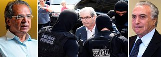 O economista e banqueiro Paulo Guedes, colunista do Globo e um dos gurus da família Marinho, transmitiu, em artigo publicado nesta segunda-feira, a fatura que o mercado financeiro cobra de Michel Temer: faça logo as reformas liberais antes que a Lava Jato imploda o Congresso Nacional; segundo ele, o arranjo colocado no poder "ainda é muito precário" e é preciso correr contra o tempo; "O governo Temer precisa exercer sua capacidade de coordenação política para aprovar a reforma da Previdência antes que as chamas da Operação Lava-Jato incendeiem o Congresso"
