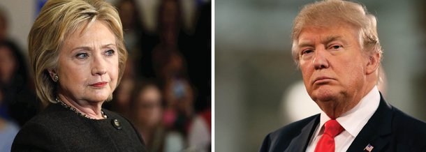 A democrata Hillary Clinton tem 11 pontos de vantagem sobre o republicano Donald Trump na disputa pela Presidência dos Estados Unidos, mostrando pouca mudança no cenário depois de ela se tornar a provável candidata do Partido Democrata nesta semana, segundo uma pesquisa Reuters/Ipsos divulgada na sexta (10); a pesquisa online mostra 46% dos prováveis eleitores apoiando Hillary, enquanto 34,8% preferem Trump; outros 19,2 por cento não apoiam nenhum candidato