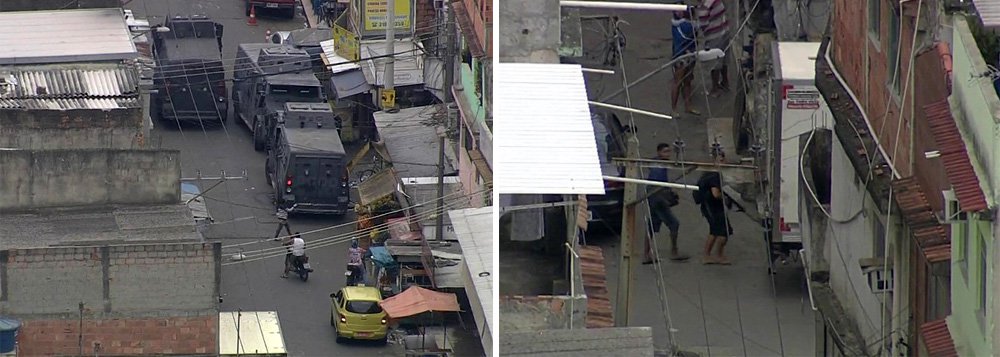 A polícia encontrou o local que teria servido de esconderijo para o traficante Nicolas Labre Pereira de Jesus, o Fat Family, resgatado do Hospital Souza Aguiar; na casa, que fica na Favela Nova Holanda, no Complexo da Maré, na zona norte do Rio de Janeiro, os policiais encontraram medicamentos e materiais para curativos; três pessoas morreram e cinco foram presas durante a ação, mas Fat Family deixou o local antes da chegada dos policiais