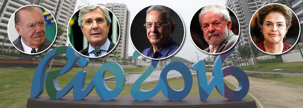 "Em 2008, quando a cidade do Rio de Janeiro foi escolhida pelo Comitê Olímpico Internacional para sediar os Jogos que começam nos próximos dias, seria inimaginável pensar que o Brasil chegaria conflagrado ao maior evento de sua história", diz Leonardo Attuch, editor do 247; segundo ele, "nada é mais sintomático do desarranjo nacional do que a decisão de quatro ex-presidentes vivos, José Sarney, Fernando Collor, Fernando Henrique Cardoso e Luiz Inácio Lula da Silva, e de uma presidente sob julgamento no Senado, Dilma Rousseff, de não ir à abertura da Rio de 2016"; veneno inoculado na sociedade brasileira nos últimos anos faz com que o Brasil seja o primeiro país do mundo a jogar fora a oportunidade de usar os jogos para projetar uma imagem positiva