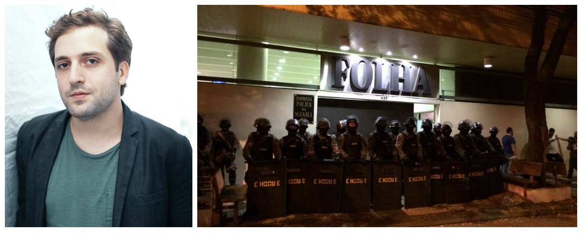 Em artigo publicado na própria Folha, o colunista Gregório Duvivier criticou o editorial do jornal que pede porrada nos manifestantes que têm saído às ruas em defesa da democracia; "Um jornal é do tamanho dos inimigos dele. Quando a senhora pede maior repressão a adolescentes desarmados, se alinha com o mais forte e faz vista grossa pra truculência. Jornalismo, pra mim, era o contrário"