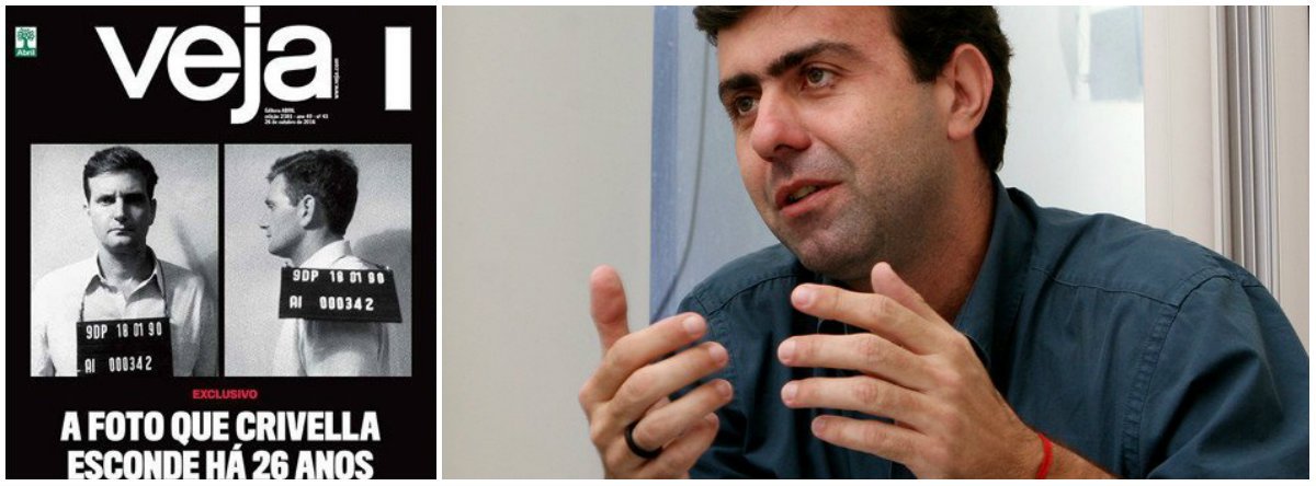 O candidato do PSOL à Prefeitura do Rio, Marcelo Freixo, afirmou que seu adversário, Marcelo Crivella (PRB), deve dar esclarecimentos sobre o que classificou de "ato de violência" revelado pela edição deste fim de semana da revista "Veja"; "Pelo que vi da reportagem, há a acusação de que houve a invasão de uma casa, onde morava uma família, uma família pobre, uma invasão com pessoas armadas, que ameaçam a família. É um ato bastante violento, que se assemelha às ações que eu já conheci por práticas das milícias", disse