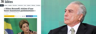Assinado por diversos deputados e senadores franceses, o manifesto publicado num dos mais importantes jornais da Europa afirma que a presidente foi vítima de uma "baixa manobra parlamentar", conclama a comunidade internacional a reagir e diz ainda que o governo provisório de Michel Temer é "infrequentável"; texto também critica o ministro interino da Justiça, Alexandre de Moraes, que, segundo o texto, teria advogado para o PCC; Os parlamentares convocam o governo francês e a comunidade internacional a se manifestarem e repudiarem “o golpe em andamento” no maior país da América Latina; leia a íntegra