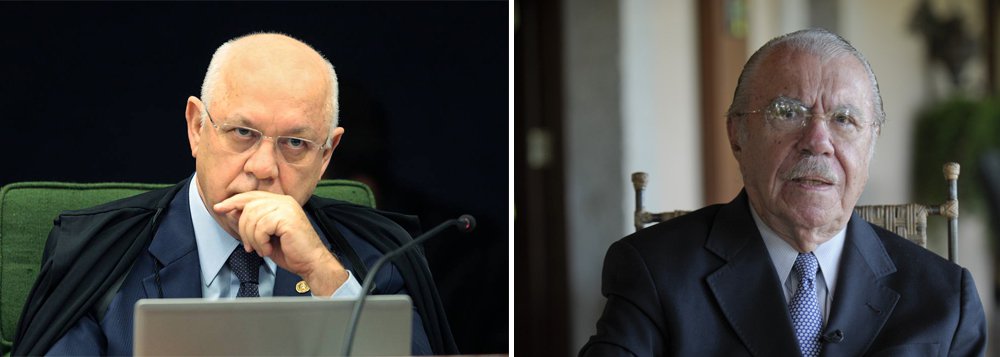O ministro Teori Zavascki, do Supremo Tribunal Federal, não vê impedimento para a defesa de José Sarney ter acesso ao conteúdo do pedido de prisão feito pela Procuradoria-Geral da República contra o ex-presidente, além dos documentos e autos do processo; de acordo com a decisão, Sarney também poderá ter acesso à integra do pedido de busca e apreensão feito pela PGR; "Nada impede que o requerente solicite diretamente à Seção de Processos Originários Criminais deste tribunal que lhe sejam disponibilizadas cópias integrais daqueles autos, assim como das mídias digitais existentes", diz Teori