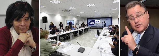 Presidente do Conselho Curador da EBC, a jornalista Rita Freire reagiu às declarações do ministro da Secretaria de Governo, Geddel Vieira Lima, que disse que irá trabalhar pelo fim da empresa; Freire disse ser uma "temeridade" querer acabar com uma estrutura voltada para a sociedade de informação pública; ela disse que a EBC está sob "forte ataque" na gestão do presidente interino Michel Temer e que o Conselho deverá se pronunciar mais uma vez em defesa da empresa; "É um discurso político conveniente para quem quer desmontar, barrar o aparato público de informação e deixar apenas a privada. Em dez dias de governo Temer, se tocou o terror ali dentro", disse