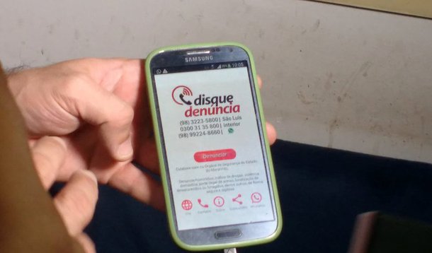 O Governo do Estado lançou mais uma ferramenta para combate à criminalidade: o aplicativo Disque Denúncia para smartphones; o lançamento foi realizado na sede do Disque Denúncia na Secretaria de Estado de Segurança Pública (SSP); com funcionamento 24 horas por dia, a ferramenta está apta ao recebimento de denúncias de diversos tipos de crimes e informações sobre problemas em geral das comunidades