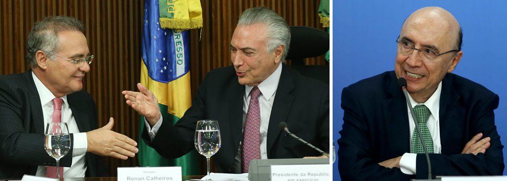 Presidente do Senado, Renan Calheiros (PMDB-AL), voltou a operar alinhado com o governo do presidente interino Michel Temer; segundo a colunista Mônica Bergamo, ele convidou senadores para um jantar em sua residência com o ministro da Fazenda, Henrique Meirelles, na próxima semana; articulação já conta com baixas no PMDB: "Dispenso comida indigesta. Esse cardápio, de entrega da soberania nacional, tendo os direitos sociais dos trabalhadores como sobremesa, não me apetece", diz o senador Roberto Requião (PMDB-PR)