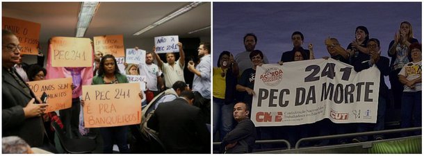 Texto assinado por Fabio de Sá e Silva e publicado nesta quinta-feira 13 pelo site The Intercept, do jornalista norte-americano Glenn Greenwald, aponta que, "por um lado, a PEC 241 'materializa' expectativas (no caso, de pagamento de dívida), engessando a ação do Estado por uma geração inteira. Por outro, por suas características estruturais e razões conjunturais, engessa a ação do Estado não para promover mais igualdade, mas sim para cristalizar e ampliar desigualdades"