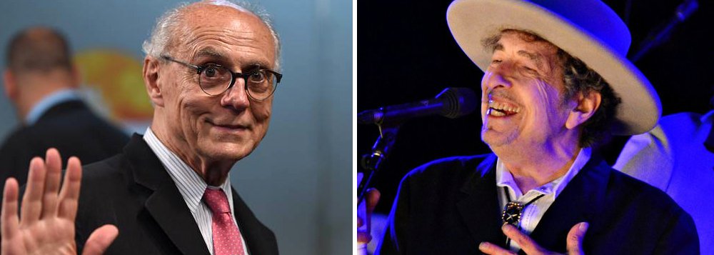"Parabéns a Bob Dylan", escreveu o vereador eleito Eduardo Suplicy (PT-SP), fã declarado do compositor norte-americano; "Quando os povos do mundo saíram nas ruas para protestar contra as guerras do Vietnã e do Iraq, todos cantaram juntos 'Blowin' in the Wind'", diz ainda o post de Suplicy; a canção já foi cantada diversas vezes em público pelo ex-senador; relembre