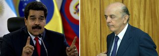 "O tempo fechou e a paz acabou entre os parceiros do Mercosul, depois que o chanceler interino José Serra liderou o movimento para evitar que a Venezuela assumisse a presidência pro-tempore do bloco. Em seguida, ele anunciou o não reconhecimento da posse anunciada pelo presidente Nicolás Maduro, mesmo não tendo havido consenso e reunião das partes. Em comunicado oficial, divulgado nesta terça-feira, a Venezuela denuncia a formação, pela extrema direita do sul do continente, de uma nova Tríplice Aliança entre  Brasil, Argentina e Paraguai. Há muito tempo não havia um contencioso tão áspero entre vizinhos sul-americanos"; o relato é da colunista Tereza Cruvinel; confira o comunicado da Venezuela na íntegra