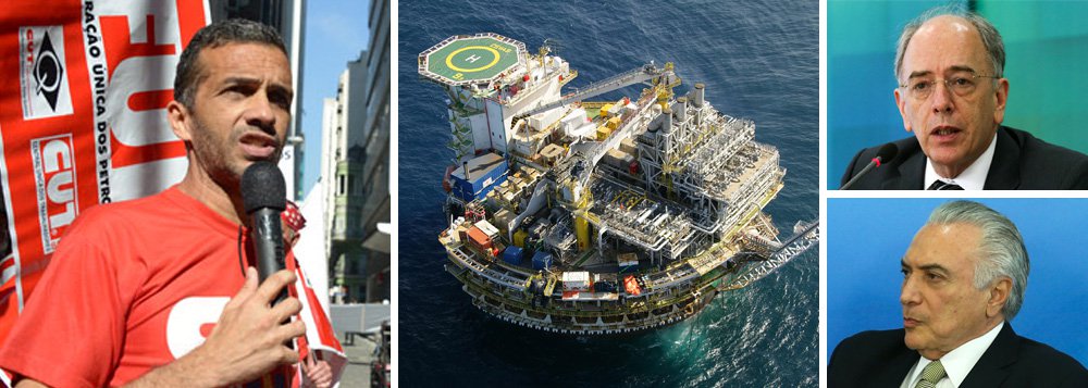 Coordenador-geral da Federação Única dos Petroleiros (FUP), Zé Maria, pede a renúncia do presidente da Petrobras depois da venda do Campo de Carcará, para ele uma negociação "absurda", que "estimula a privatização e o desmonte da empresa"; "Parente, já que o senhor quer estabilidade, você deveria retirar sua fala a favor de mudanças na lei da partilha e também deveria renunciar ao cargo de presidente, já que você chegou a ele a partir de uma instabilidade jurídica", diz o líder dos petroleiros, em vídeo, sobre o nome "indicado pelo golpista MiShelL Temer"