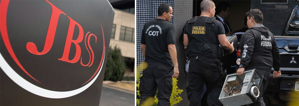 A empresa informa que a ação da Polícia Federal deflagrada nesta sexta-feira envolve a Eldorado Celulose, também controlada pela holding J&amp;F Investimentos, da família Batista, e não a JBS; a Eldorado disse em nota "desconhecer as razões e o objetivo desta ação" e informou que "prestou todas as informações solicitadas"; ações da JBS caem na Bovespa