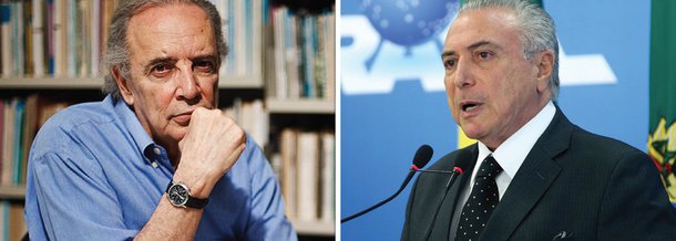 O colunista Janio de Freitas criticou o que chamou de mesquinharia do presidente interino Michel Temer, ao questionar gastos da presidente eleita Dilma Rousseff, sob a alegação de que ela usa recursos públicos para combater o impeachment; "Temer não fez outra coisa com os recursos públicos na conspiração pelo impeachment, centralizada em sua residência oficial", diz ele; "Michel Temer não precisava acrescentar um espetáculo de mesquinharia aos muitos que sua perplexidade proporciona"