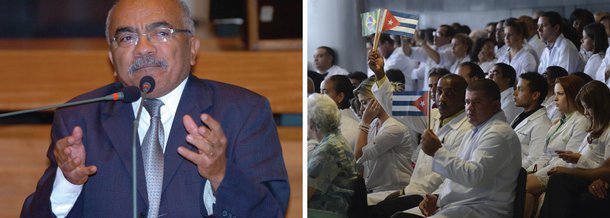 O deputado distrital Chico Vigilante (PT) lembrou que o presidente de Cuba, Raul Castro, ordenou a volta dos profissionais do programa Mais Médicos, que atuam no Brasil, a voltarem para a Ilha Caribenha; "O que Castro quis na verdade dizer quando alegou 'razões políticas para chamar de volta os médicos?' Com esta medida ele deixa claro estar se posicionando contra o golpe no Brasil e o governo interino Temer, que não economizam ocasiões para criticar o governo cubano e demonstrar seu total desconhecimento do significado da importância da união das nações latino americanas", afirmou o parlamentar