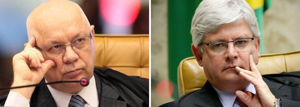 Depois de Gilmar Mendes, foi a vez do ministro Teori Zavascki, relator da Operação Lava Jato no STF (Supremo Tribunal Federal), transmitir ao Ministério Público Federal seu descontentamento com o vazamento do pedido de prisão feito pelo Ministério Público Federal contra José Sarney e os senadores Renan Calheiros e Romero Jucá