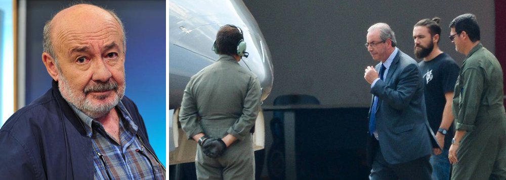 Jornalista lembra que "Eduardo Cunha já tinha até uma mala pronta em sua casa na Barra da Tijuca, no Rio, onde a Polícia Federal o procurou primeiro"; "Era o final previsto e anunciado para um fora da lei. Até que demorou demais, tantas eram as denúncias e acusações com provas por variados atos de corrupção que havia contra ele no Supremo Tribunal Federal", escreve Ricardo Kotscho