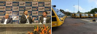 O governo do Maranhão entregou Ônibus Rural Escolar (ORE) a 44 municípios maranhenses, incluindo os 30 com os mais baixos Índices IDH do estado, atendidos pelo ‘Plano Mais IDH’; os veículos foram adquiridos por meio do Fundo Nacional de Desenvolvimento da Educação (FNDE) e serão doados pelo governo às prefeituras municipais para atender estudantes da rede pública de ensino, residentes na zona rural. A cerimônia de entrega foi realizada no Palácio Henrique de La Rocque; “Estamos celebrando visão estratégica a cerca daquilo que é central para o MA. Vamos continuar trabalhando para educação”, pontuou o governador Flávio Dino