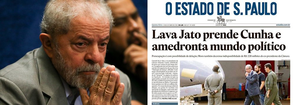 Em resposta ao editorial "Lula quer desmoralizar o Brasil", publicado nesta quinta-feira 20 pelo jornal O Estado de S. Paulo, o advogado do ex-presidente Lula Cristiano Zanin Martins diz em nota que o texto "chama a atenção por dois aspectos: primeiro, o indevido ataque feito a nós, advogados do ex-Presidente Luiz Inacio Lula da Silva, e o segundo, a clara tentativa de manipular os fatos"