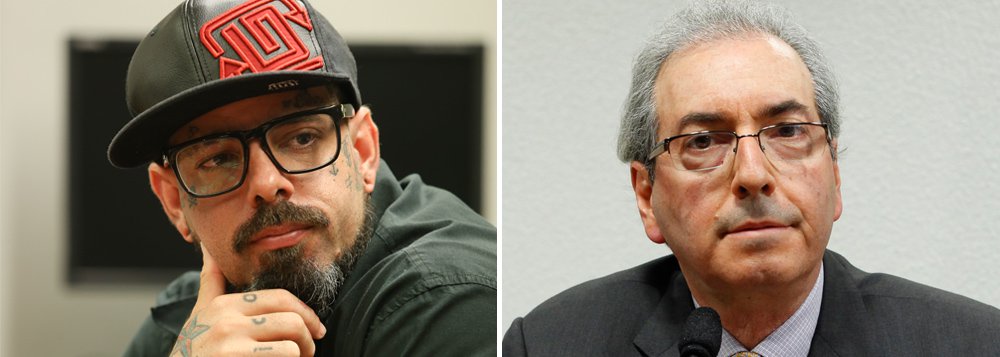 "Hoje Cunha talvez seja cassado no Congresso Nacional e não vejo quase NADA na TL daquelas pessoas que antes estavam indignadas. Não era contra a corrupção e nem nunca foi...", lamenta o líder da banda Detonautas, lembrando que antes as pessoas "pediam a cabeça do Lula" e diziam que "a esquerda tem bandido de estimação"