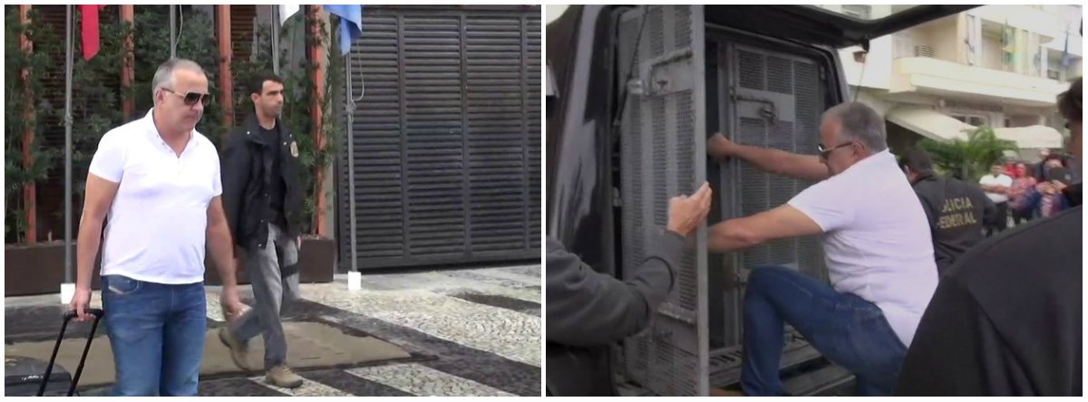 A Polícia Federal voltou a prender nesta quinta-feira 28 Carlos Augusto de Almeida Ramos, o Carlinhos Cachoeira, Fernando Cavendish, ex-dono da empreiteira Delta, além de Adir Assad, Marcelo Abbud e Cláudio Abreu, todos presos há cerca de um mês no âmbito da Operação Saqueador; o grupo é suspeito de lavagem de R$ 370 milhões desviados de cofres públicos; depois de ficarem cerca de dez dias no Complexo Penitenciário de Bangu, eles passaram a cumprir pena em prisão domiciliar desde o dia 11 de julho