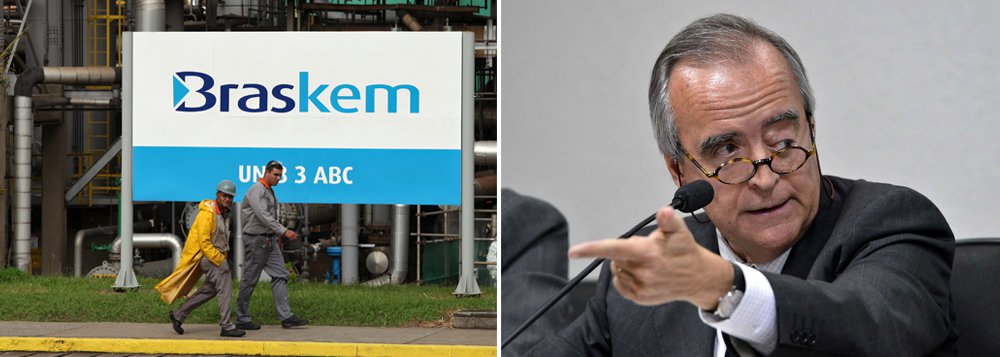 Em depoimento aos investigadores da Lava Jato, o ex-diretor da Petrobrás Nestor Cerveró classifica a Braskem, principal petroquímica brasileira criada em 2002 por uma sociedade entre a empreiteira e a estatal, como “um escândalo”