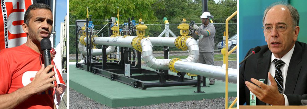 Sob o comando de Petro Parente, desde que Michel Temer assumiu a presidência, o Conselho de Administração da Petrobras deve aprovar ainda este mês a venda de 90% da "sua maior e mais lucrativa malha de gás", destaca a Federação Única dos Petroleiros, que protesta contra a negociação; "Corremos, portanto, o risco do transporte desse produto estratégico ser monopolizado por uma multinacional. Não só a Petrobrás, como qualquer outra empresa que produzir petróleo no país será obrigada a pagar o preço que a Brookfield e seus parceiros exigirem, pois não existem outros gasodutos na região Sudeste", alertam ainda os petroleiros, pela entidade coordenada por José Maria Rangel
