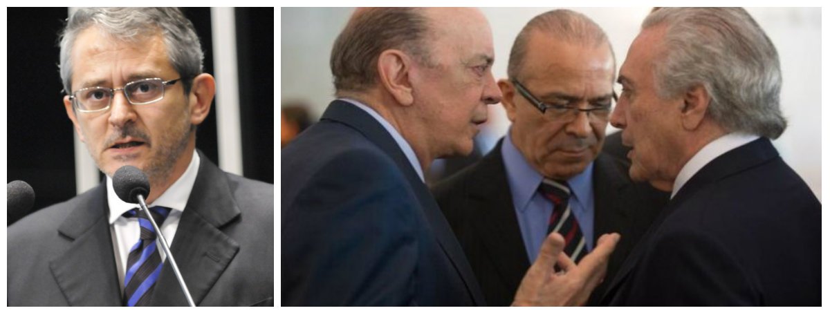 "É cedo para prever o desdobramento das denúncias, mas seria grande surpresa se a crise política aberta pela Lava Jato se esgotasse nas engrenagens do poder petista no governo federal", diz editorial da Folha, de Otávio Frias Filho, sobre denúncias que agora atingem José Serra, Eliseu Padilha e o próprio interino Michel Temer; ou seja: embora o golpe tenha sido uma iniciativa para "estancar a sangria", como definiu Romero Jucá, esse objetivo dificilmente será alcançado