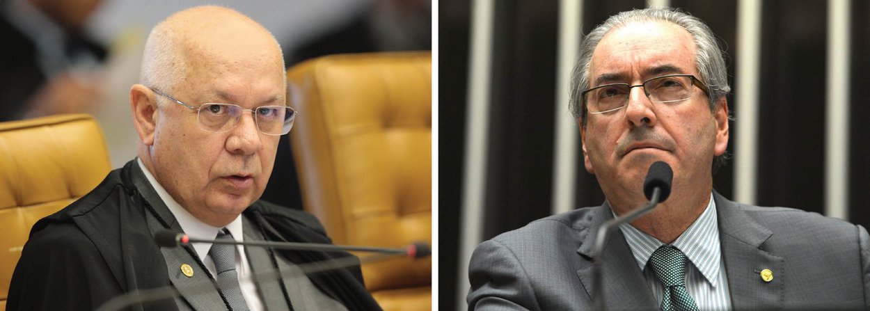 O ministro Teori Zavascki, do Supremo Tribunal Federal (STF), determinou nesta quinta (9) que o presidente afastado da Câmara, Eduardo Cunha (PMDB-RJ), apresente resposta em até cinco dias sobre as acusações de uma ação penal aberta contra ele por suspeita de desvios na Petrobras; a comunicação de Teori foi assinada nesta quinta, mas o prazo só começa a contar a partir de quando Cunha receber a notificação; em março, a maioria dos ministros da Corte, seguindo o voto de Teori Zavascki, entendeu que há indícios de que Cunha recebeu US$ 5 milhões de propina por um contrato de navios-sondas da Petrobras e determinou abertura de ação penal