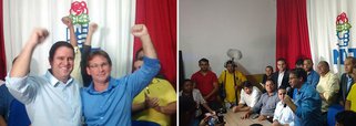 Em coletiva na sede do PDT, o prefeito Edivaldo anunciou o professor e sindicalista Júlio Pinheiro (PCdoB) como o vice de sua chapa nas eleições deste ano; Edivaldo falou da qualidade de Júlio pela penetração em vários segmentos da capital; “Hoje tivemos a alegria de anunciar o nosso vice, Júlio Pinheiro, um homem de luta. Um homem que tem uma história na cidade e no estado do Maranhão. Um home que vem do movimento estudantil, das lutas sindicais, dos movimentos sociais”