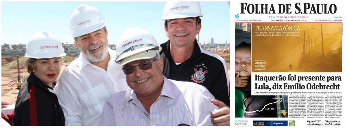"Em 29 parágrafos, a reportagem 'Itaquerão foi presente para Lula, diz Emílio Odebrecht' faz contorcionismos para legitimar uma delação que sequer existe oficialmente e que, portanto, não tem valor jurídico contra Lula", escreve Cíntia Alves, do Jornal GGN, sobre matéria da Folha deste domingo; para ela, "o leitor mais crítico poderia formar suas convicções - para usar a palavra da moda - se, junto com as delações, fossem vazadas as 'provas cabais'"