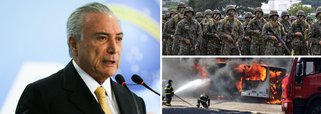 Colunista do 247 Paulo Moreira Leite diz que decisão do interino Michel Temer de autorizar o uso de tropas do Exército no esforço para conter a rebelião em Natal, no Rio Grande do Norte, "parece um gesto natural", mas "não é. Representa uma grande regressão política e institucional"; segundo o jornalista, "até agora os antecessores de Temer sempre fizeram o possível para resistir" a colocar as Forças Armadas em ações como o combate ao tráfico de drogas porque "equivale a um rebaixamento das atribuições, o que não é conveniente em nenhum período da história – muito menos em conjunturas de insegurança internacional, ameaças e disputas de todo tipo, como agora, inclusive o pré-sal"