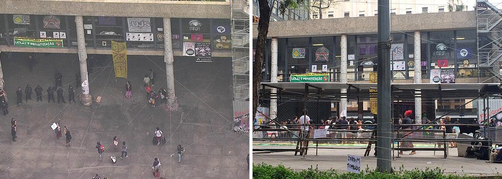 Policiais federais cumpriram mandado de reintegração de posse do Palácio Gustavo Capanema, solicitado pelo Instituto do Patrimônio Histórico e Artístico Nacional (Iphan) e concedido pela Justiça Federal; a retirada dos manifestantes (servidores do Ministério da Cultura e artistas), que estavam há mais de dois meses ocupando o edifício, no centro do Rio de Janeiro, começou por volta das 6h
 