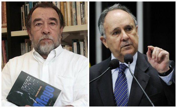 O jornalista e escritor recebeu nos anos 90, das mãos de Cristovam Buarque, na época governador de Brasília, o prêmio Manuel Bomfim pela obra Chatô – O Rei do Brasil. Hoje senador, Buarque votou pelo impeachment da presidenta Dilma Rousseff, vem tecendo elogios ao presidente interino e chegou a afirmar que “denunciar o golpe no exterior é crime”
