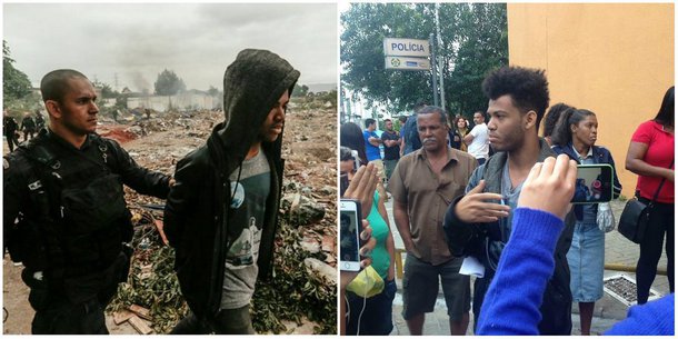 O jovem comunicador e ativista Rene Silva, fundador do jornal comunitário Voz das Comunidades, do Complexo do Alemão, zona norte do Rio, foi preso pela PM enquanto filmava a remoção da Favelinha Skol, na região; ele foi liberado à tarde, após prestar depoimento, assim como o fotógrafo Renato Moura, que também preso na ação; de acordo com a advogada Eloisa Samy, que representava os jovens, eles foram acusados de desobediência; na avaliação dela, houve violação à liberdade de imprensa e censura nas prisões
