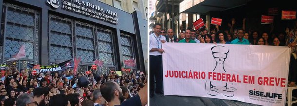 A categoria pode cruzar os braços caso não receba seus salários até o fim desta quinta-feira (30); o governo não terminou de repassar para o poder os duodécimos para o pagamento do funcionalismo; de acordo com o sindicato da categoria, os repasses para o Judiciário estão sendo feitos pela Secretaria de Fazenda nesta quinta, dia em que as quantias já deveriam estar nas contas bancárias dos servidores