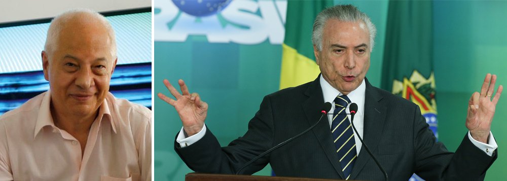 Jornalista rebate o argumento dos defensores do impeachment de que foi a esquerda que elegeu Michel Temer, e que por isso não pode reclamar dele no Planalto; "Temer foi eleito de boa fé pela esquerda e o eleitorado progressista, para que implementasse com Dilma o mesmo programa de  governo e a substituísse eventualmente. Ninguém que eu conheça elegeu Temer para trair, participar de uma conspiração contra Dilma, montar um governo reacionário com suspeitos de corrupção (como ele) e tomar medidas opostas às que o povo aprovou nas urnas", diz