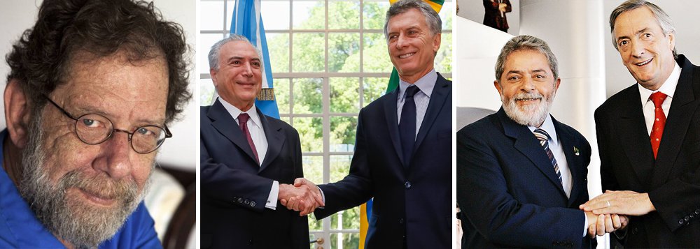"Macri chegou onde está pelo voto. Temer é um usurpador barato. Mas ambos estão mergulhados na corrupção, cercados de corruptos", diz o escritor Eric Nepomuceno, em artigo especial publicado no Nocaute, de Fernando Morais; no texto, ele comenta a luta de ambos para apagar as marcas dos governos de Nestor Kirchner, na Argentina, e de Lula, no Brasil; "Os governos de Nestor Kirchner e Lula da Silva deixaram marcas na história. Mauricio Macri e Michel Temer deixarão, na melhor das hipóteses, manchas. E, pelo que se viu até agora, difíceis de se limpar"