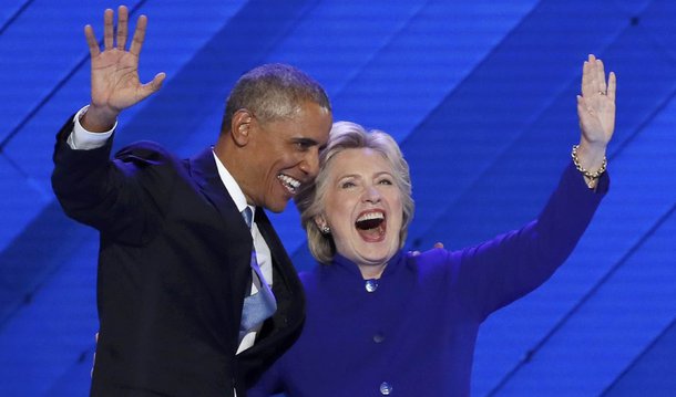O presidente dos Estados Unidos, Barack Obama, projetou um quadro otimista para o futuro norte-americano e ofereceu apoio total à campanha de Hillary Clinton para derrotar o adversário republicano Donald Trump na disputa pela Presidência, em um discurso que empolgou o público na convenção do Partido Democrata